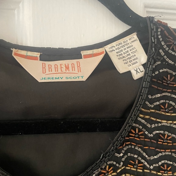 VINTAGE- Designer Beaded Jacket with Silk Lining - excellent condition - Picture 5 of 8